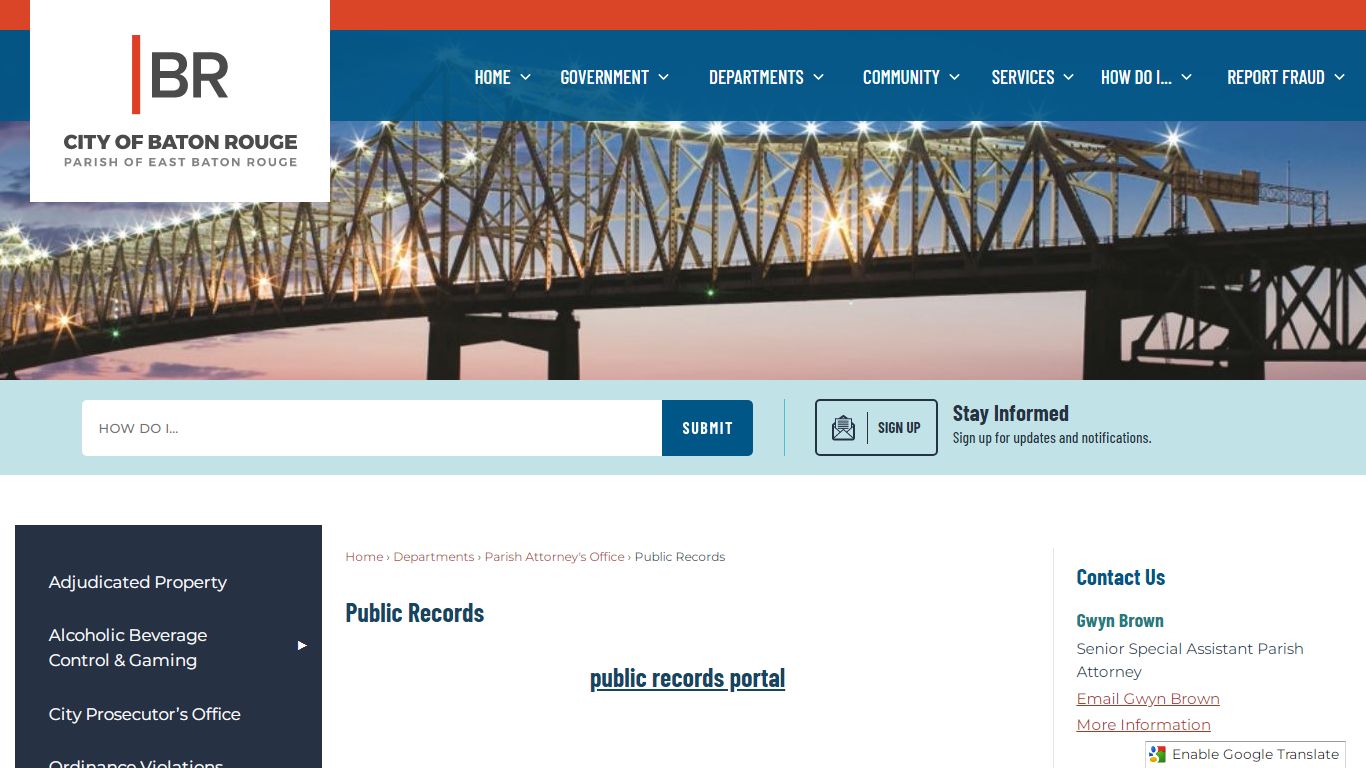 Public Records | Baton Rouge, LA